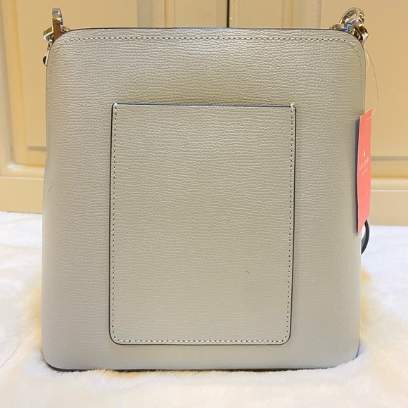 NWT! Kate Spade Small Bucket Refined Grain I Ocean Fog - Picture 5 of 9